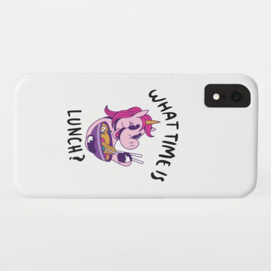 Hoe laat is de lunch Case-Mate iPhone case (Achterkant (horizontaal))