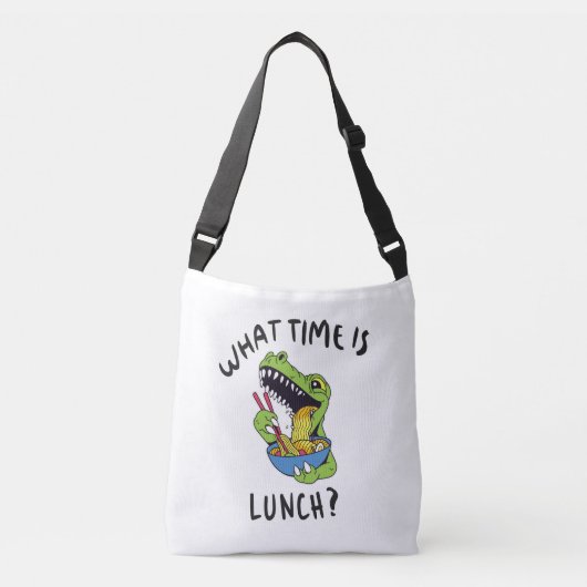 Hoe laat is de lunch crossbody tas (Voorkant)