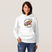 Hoe laat is de lunch hoodie (Voorkant volledig)