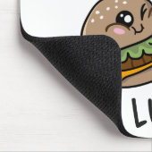 Hoe laat is de lunch? muismat (Hoek)