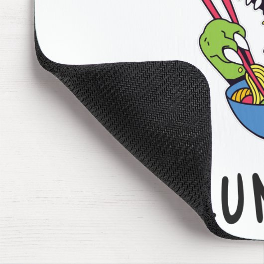 Hoe laat is de lunch? muismat (Hoek)