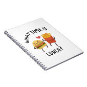 Hoe laat is de lunch notitieboek (Rechterzijde)