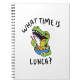 Hoe laat is de lunch? notitieboek (Voorkant)