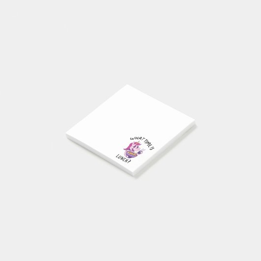 Hoe laat is de lunch post-it® notes (Schuin)