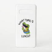 Hoe laat is de lunch? samsung galaxy hoesje (Achterkant)