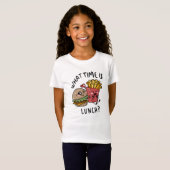Hoe laat is de lunch? t-shirt (Voorkant volledig)
