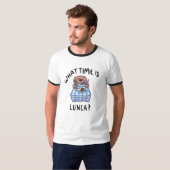 Hoe laat is de lunch t-shirt (Voorkant volledig)