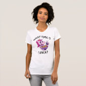 Hoe laat is de lunch t-shirt (Voorkant volledig)