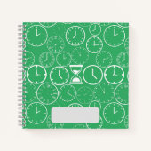 Hoe laat is het.b Green BG Notitieboek (Voorkant)