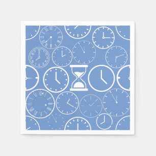 Hoe laat is het.b L Blue BG Servet