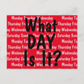 Hoe laat is het? briefkaart (Voorkant)