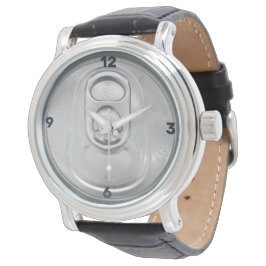 Hoe laat is het? Horloge met bierdop-humor