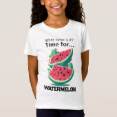 Hoe laat is het? Tijd voor Watermeloen T-shirt (Voorkant)