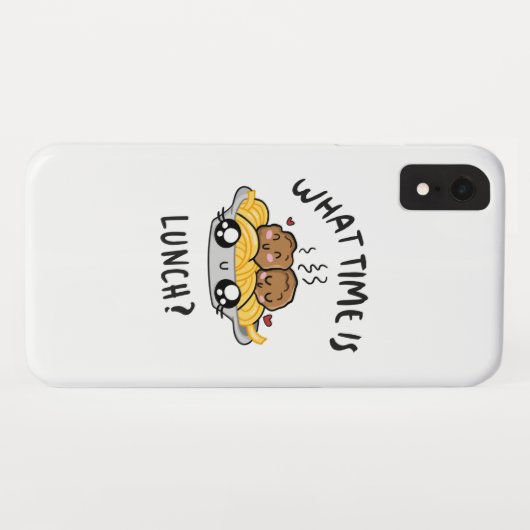 Hoe Laat Is Lunch Case-Mate iPhone Case (Achterkant (horizontaal))
