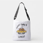 Hoe laat is Lunch? Crossbody Tas (Voorkant)