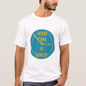 Hoe laat is Lunch - Dinnerware T-shirt (Voorkant)