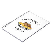 Hoe laat is Lunch? Notitieboek (Linkerzijde)