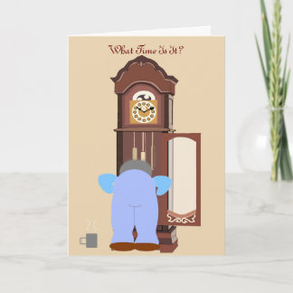 Hoe laat? pensionering kaart