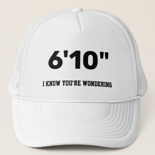 Hoe lang ben je? Trucker Hat Trucker Pet (Voorkant)