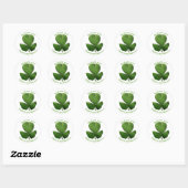 Hoe lang de dag ook duurt, de avond komt. ronde sticker (Vel)