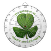 Hoe lang de dag ook is, de avond komt. dartbord (Voorkant)