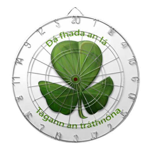 Hoe lang de dag ook is, de avond komt. dartbord (Voorkant)