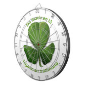 Hoe lang de dag ook is, de avond komt. dartbord (Voorkant Rechts)