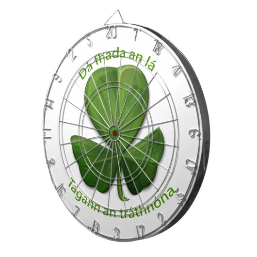 Hoe lang de dag ook is, de avond komt. dartbord (Voorkant Rechts)