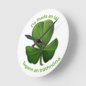 Hoe lang de dag ook is, de avond komt. ronde klok (Hoek)