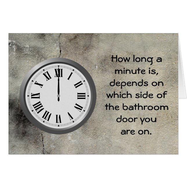 Hoe lang een minuut... (Voorkant Horizontaal)