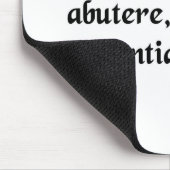 Hoe lang ga je ons geduld misbruiken, Catiline? Muismat (Hoek)