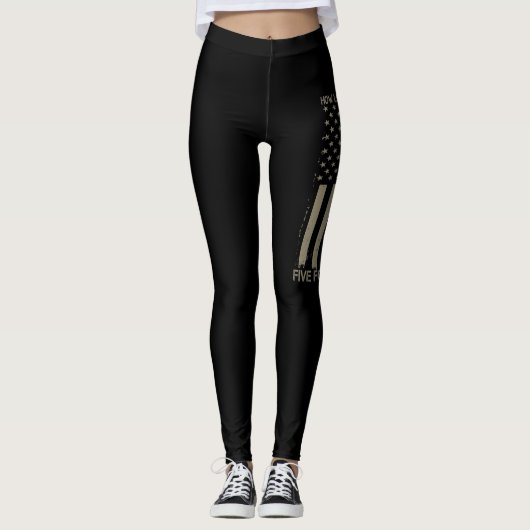 Hoe lang was ik in het leger, vijf meter elf? leggings (Voorkant)