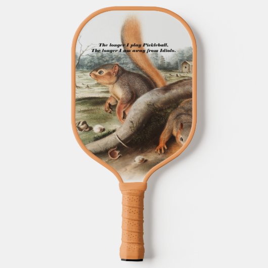 Hoe langer ik Pickleball speel, hoe langer ik wakk Pickleball Paddle (Achterkant)