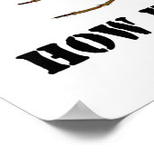 Hoe lelijk is je leven? Mosquito Anatomy Humor Poster (Hoek)