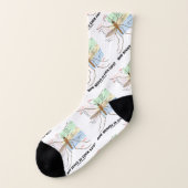 Hoe lelijk is je leven? Mosquito Anatomy Humor Sokken (Links - buitenkant)