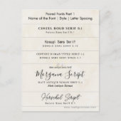 Hoe lettertypen te koppelen Uitnodiging ontwerpcur (Voorkant)