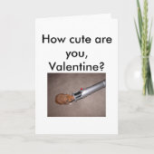 Hoe leuk bent u? Valentijnse kaart (Voorkant)