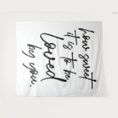 Hoe leuk is dat Trouwdag gepersonaliseerde achterg Wandkleed (Voorkant (horizontaal))