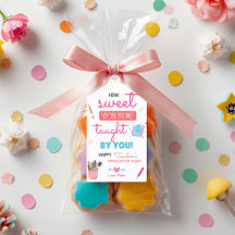 Hoe leuk is het cadeautag voor waardering voor ler