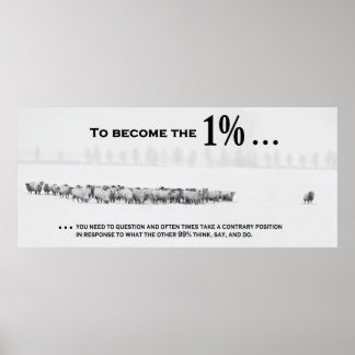 Hoe lid te worden van de exclusieve 1% Club Poster