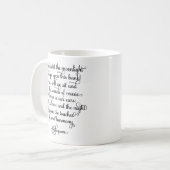 Hoe lief de maanlamp, Shakespeare Quote Koffiemok (Voorkant links)