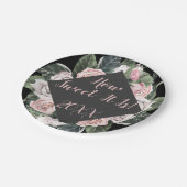 Hoe lief het is Pink Roses Afstuderen Papieren Bordje (Gekanteld)