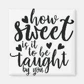 hoe lief is het dat je moet leren ? magneet (Voorkant)