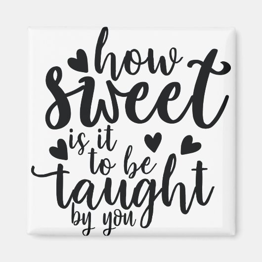 hoe lief is het dat je moet leren ? magneet (Voorkant)