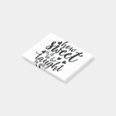 hoe lief is het dat je moet leren ? post-it® notes (Schuin)