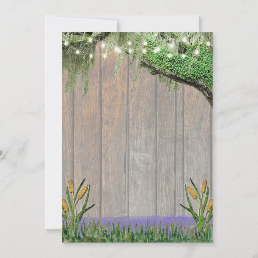 Hoe lief is het om geliefd te zijn bij Bayou Invit Kaart (Achterkant)