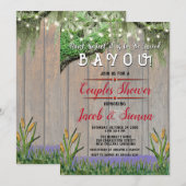 Hoe lief is het om geliefd te zijn bij Bayou Invit Kaart (Voorkant / Achterkant)