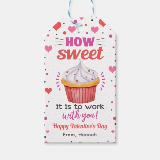 Hoe lief is het om met het Label van je Valentijns Cadeaulabel (Voorkant)