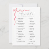 Hoe lief is het Snoep Baby shower spel Kaart (Voorkant)