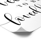 Hoe lief je dat je het leuk vindt om mee te trouwe poster (Hoek)